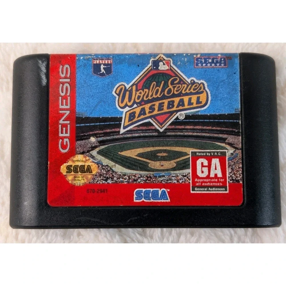 Sega Genesis Game Lot Road Rash II NHL 95 97 NFL World Series‎ Baseball 6